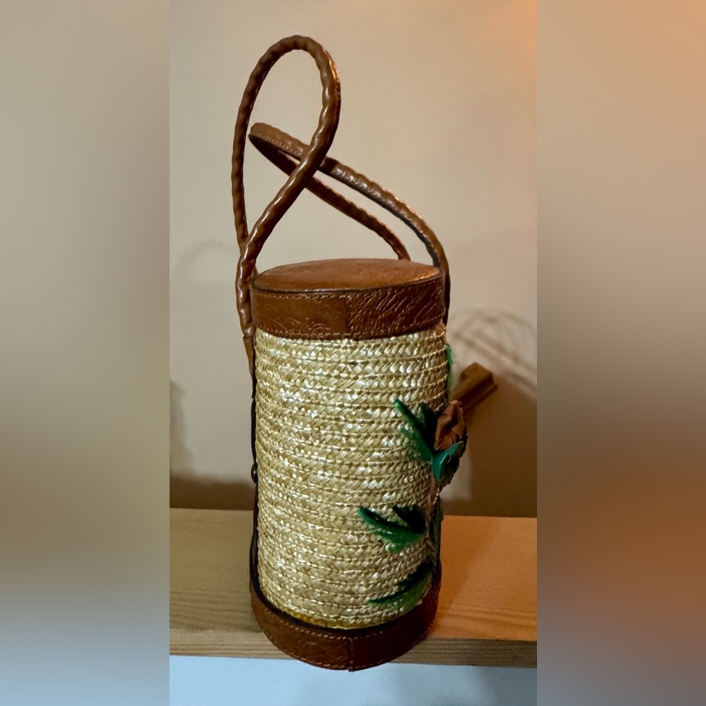 ✨ Patricia Nash Straw Wicker Tote – Preloved & Unique ✨ - Picture 7 of 14